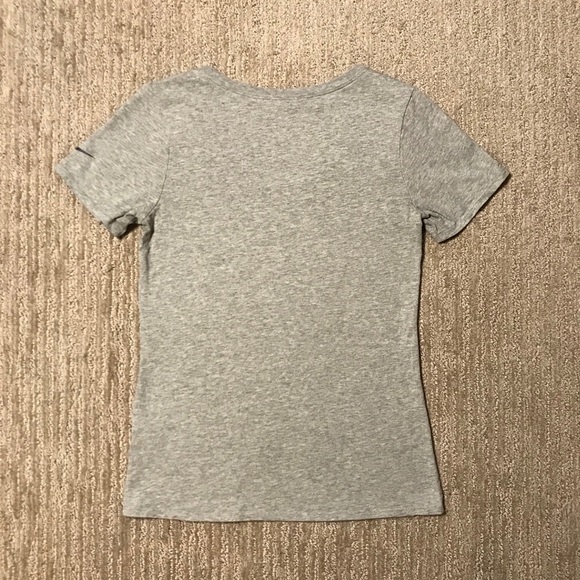 Nike Women’s Seattle Seahawks Just Do It T-Shirt In Heather Grey, Size Small - Picture 9 of 10